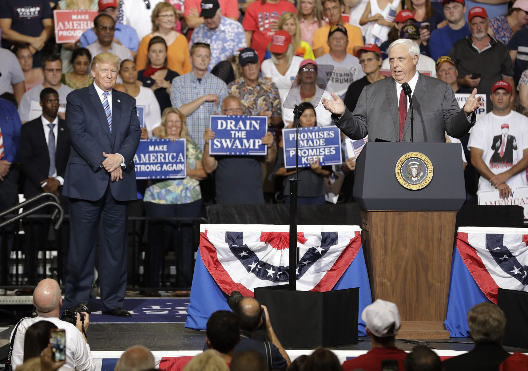 Governor Justice and President Trump